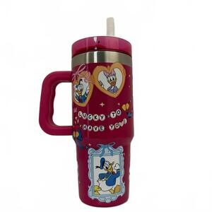 Disney Themed Travel Mug with Handle 18 oz valentines